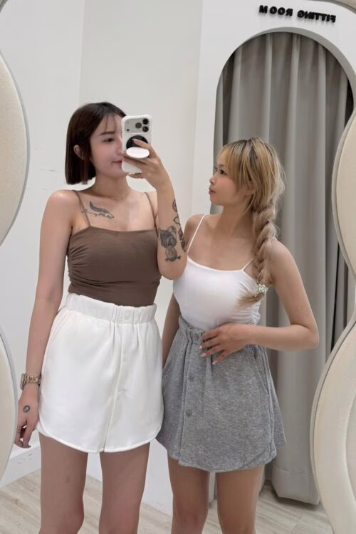 自訂款-側抓皺莫代爾Bar踢