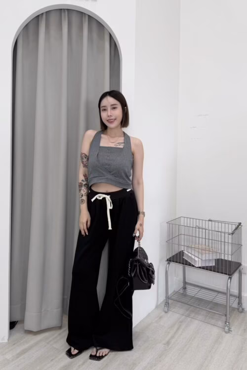 LINE_NOTE_260610_1 假2件繞脖背心+太空棉褲